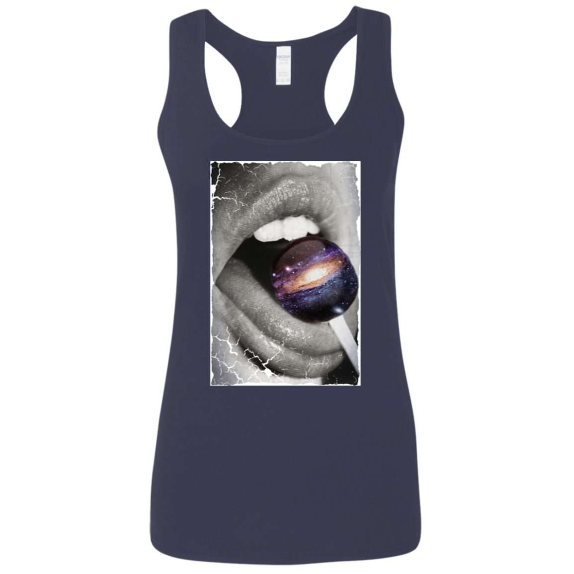 "GALACTIC TASTE" Ladies' Softstyle Racerback Tank