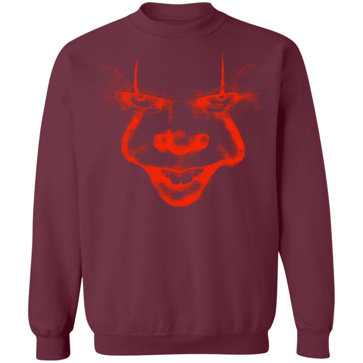 "CLOWN SAYS HELLO" Crewneck Pullover Sweatshirt  8 oz.