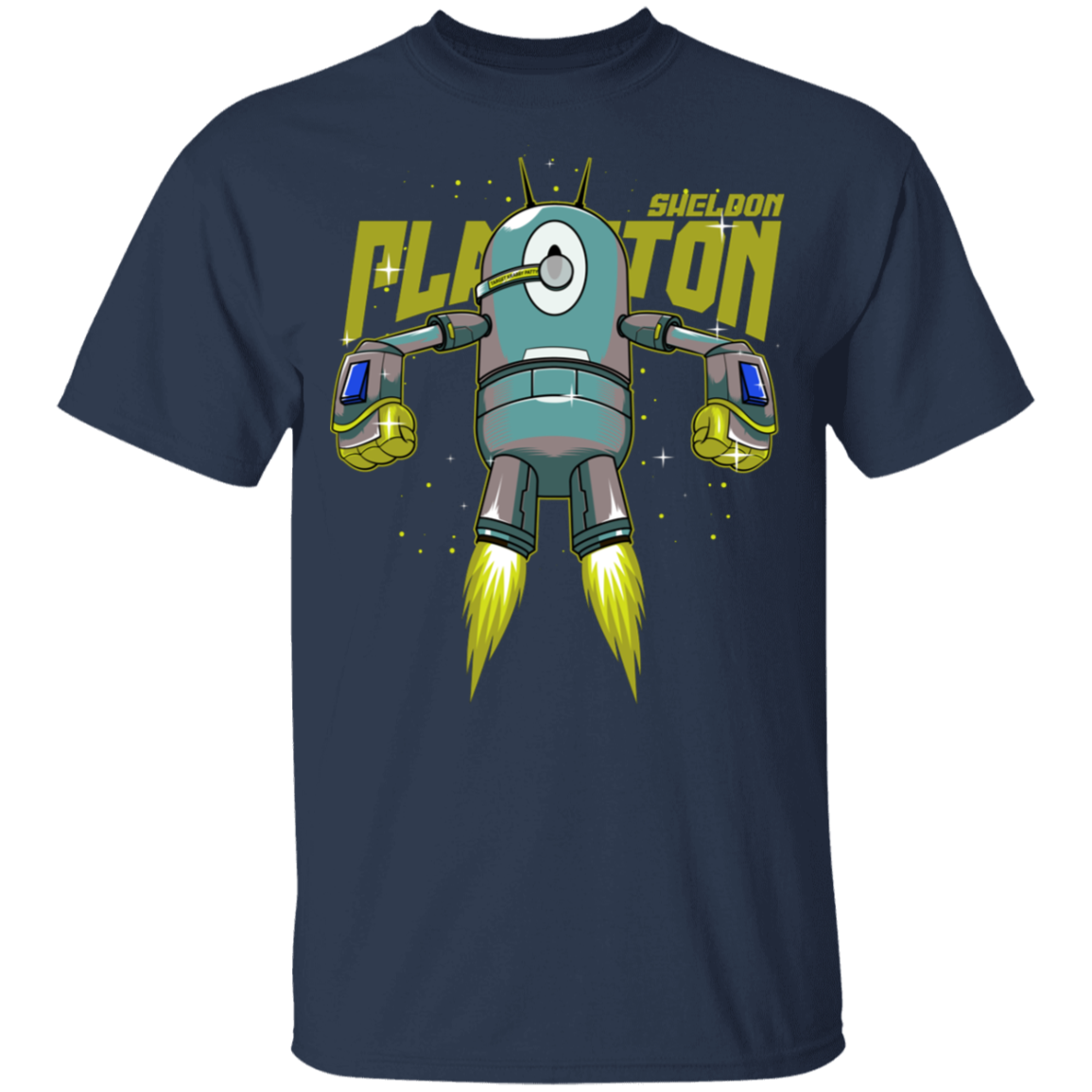 "PLANKTON" Youth 5.3 oz 100% Cotton T-Shirt