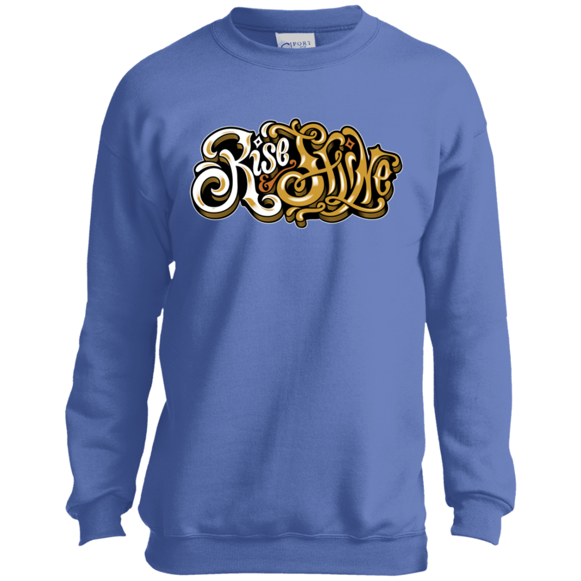 "RISE AND SHINE" Youth Crewneck Sweatshirt