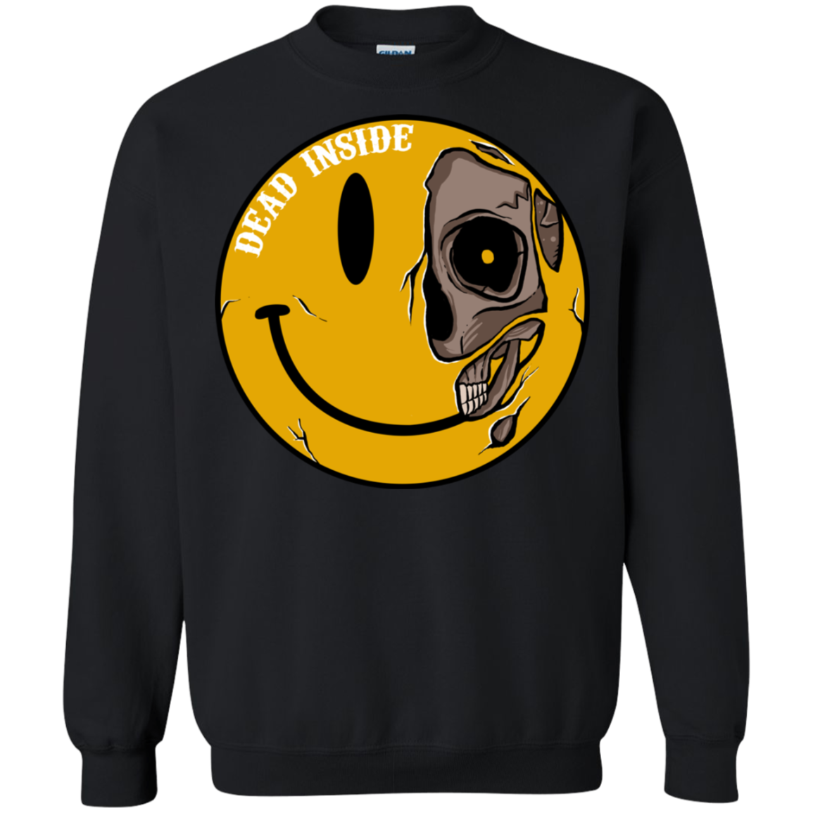 "DEAD INSIDE" Crewneck Pullover Sweatshirt  8 oz.