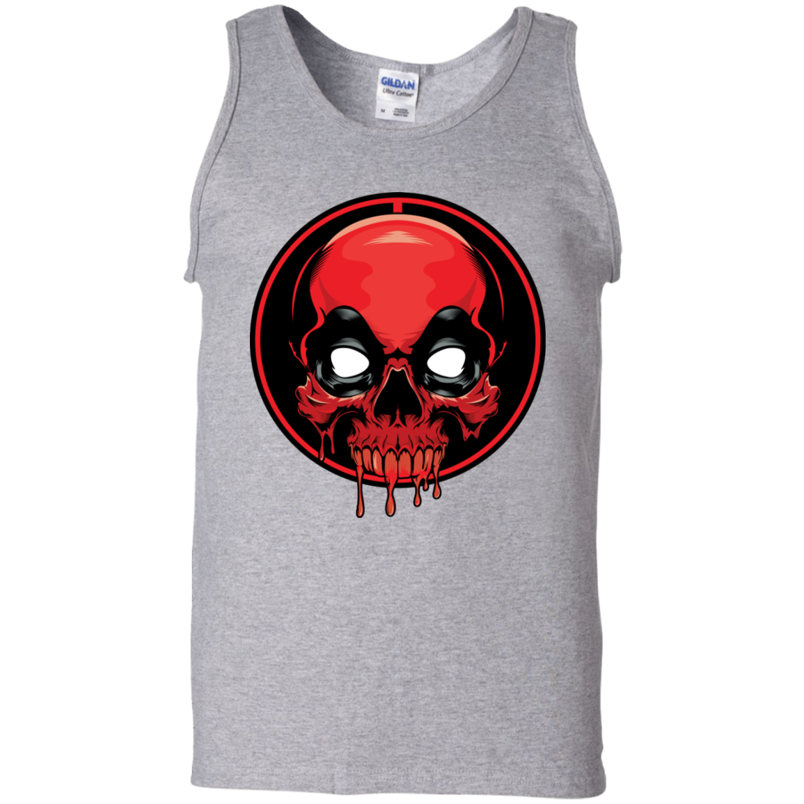 "SKULLPOOL" 100% Cotton Tank Top