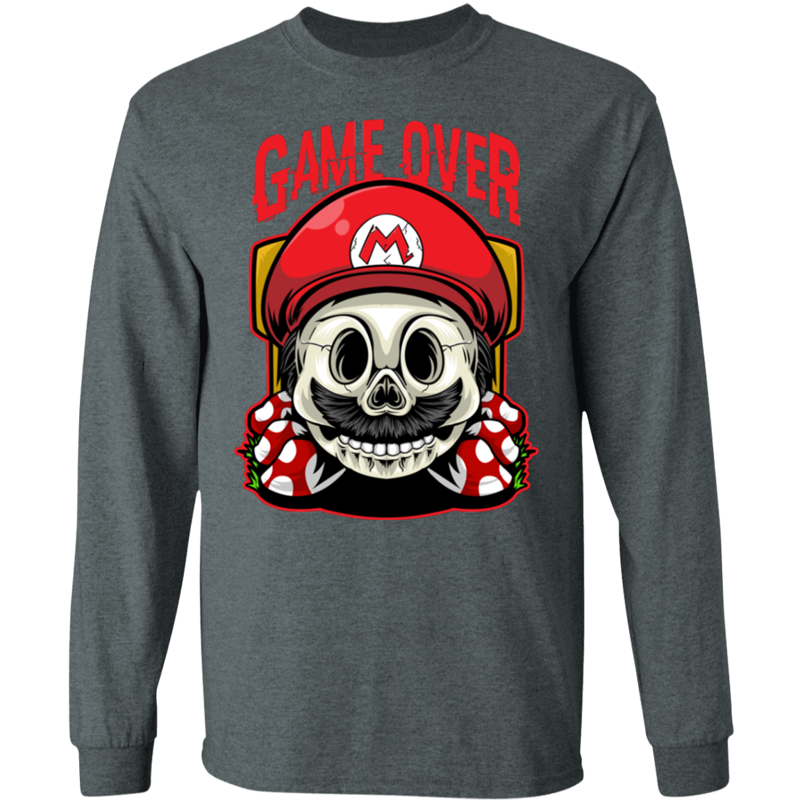 "GAME OVER" LS Ultra Cotton T-Shirt