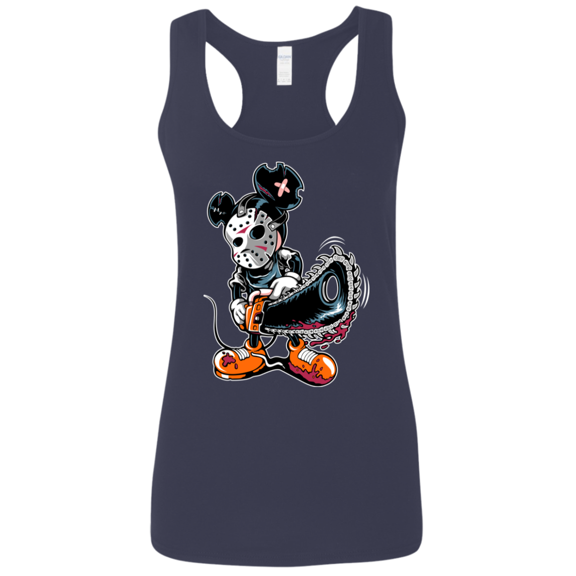 "MICKY PSYCHO" Ladies' Softstyle Racerback Tank