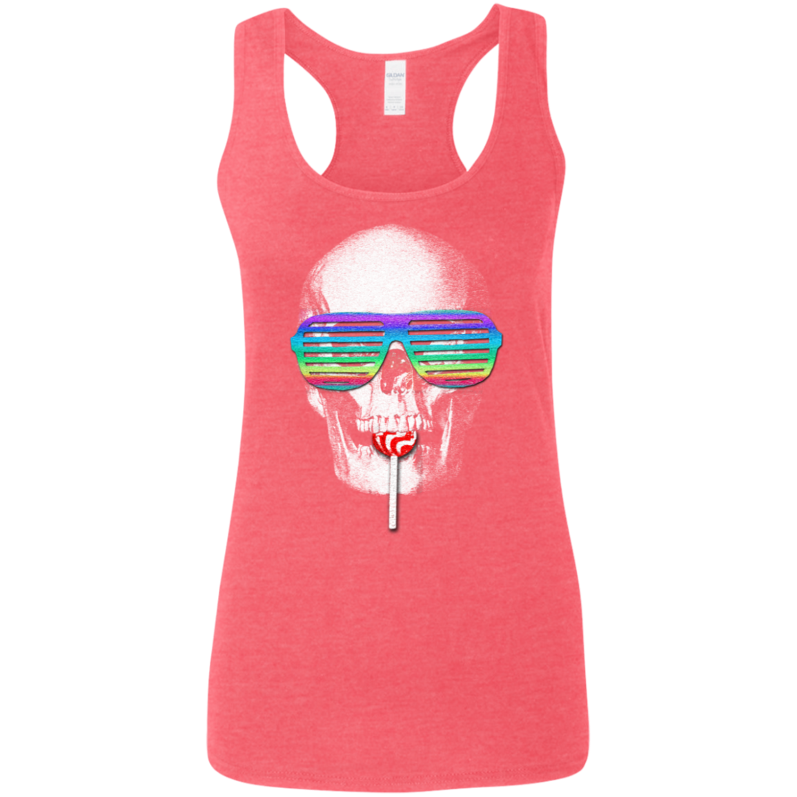 "SKITTLE POPS" Ladies' Softstyle Racerback Tank