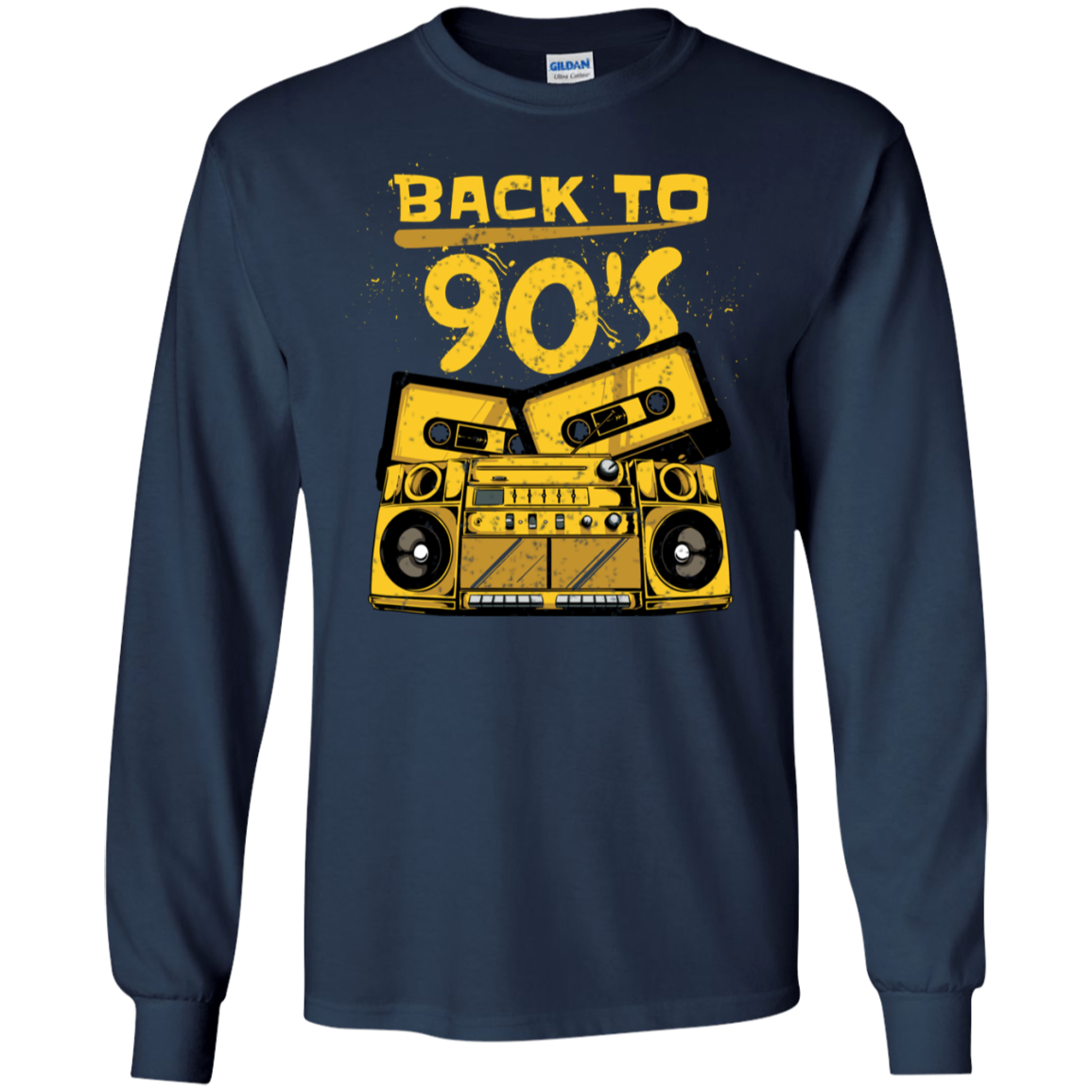 "BACK TO THE 90'S" LS Ultra Cotton T-Shirt