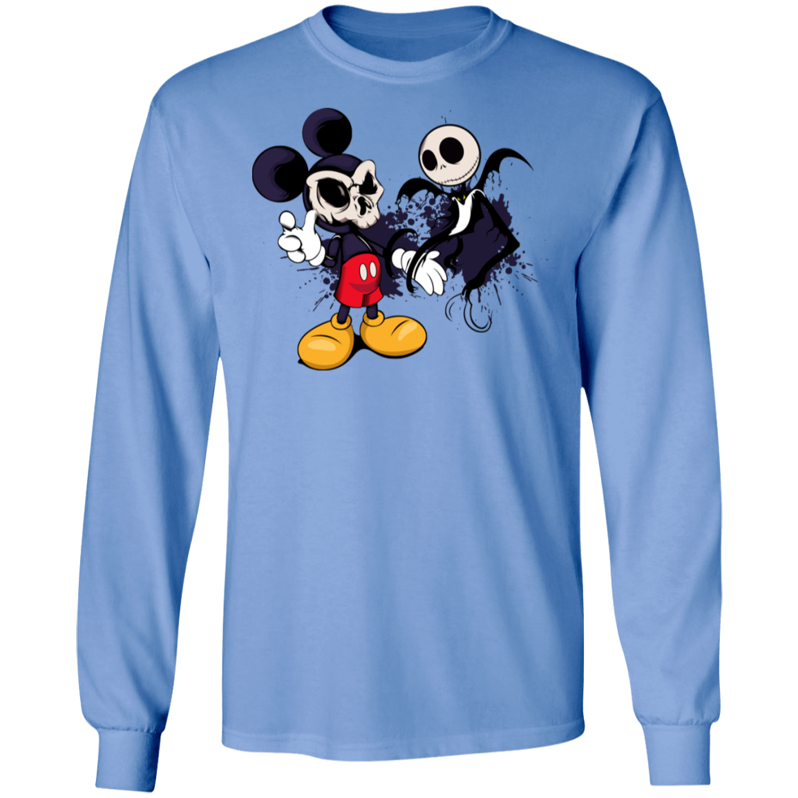 "NIGHTMARE MICKEY" LS Ultra Cotton T-Shirt