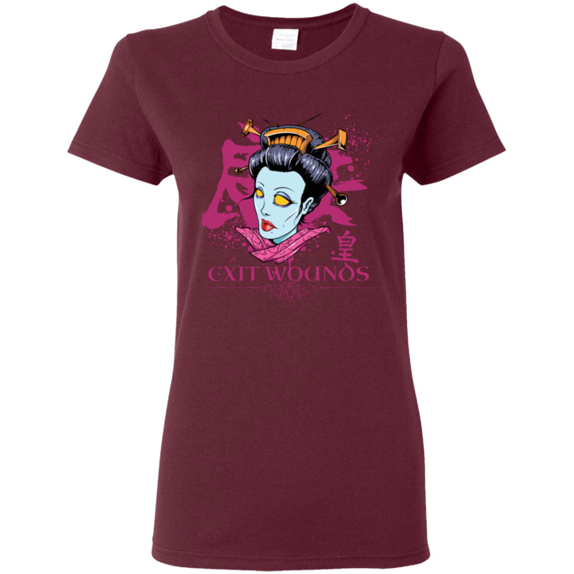 "EXIT WOUNDS" Ladies' 5.3 oz. T-Shirt