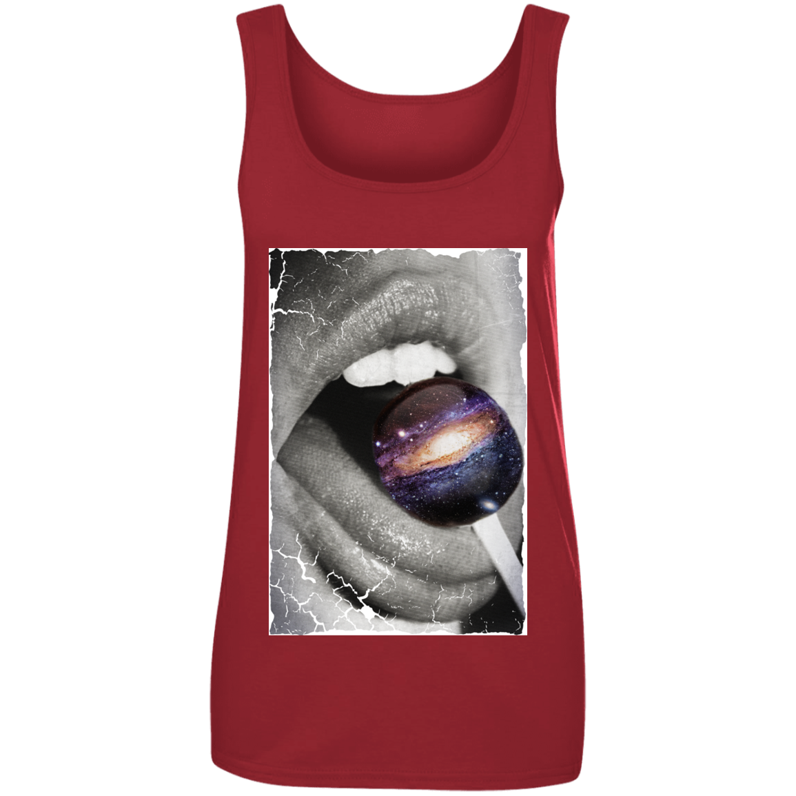 "GALACTIC TASTE" Ladies' 100% Ringspun Cotton Tank Top