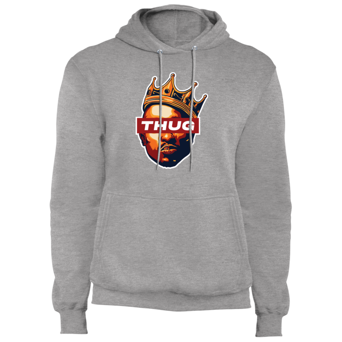 "THUG" Core Fleece Pullover Hoodie