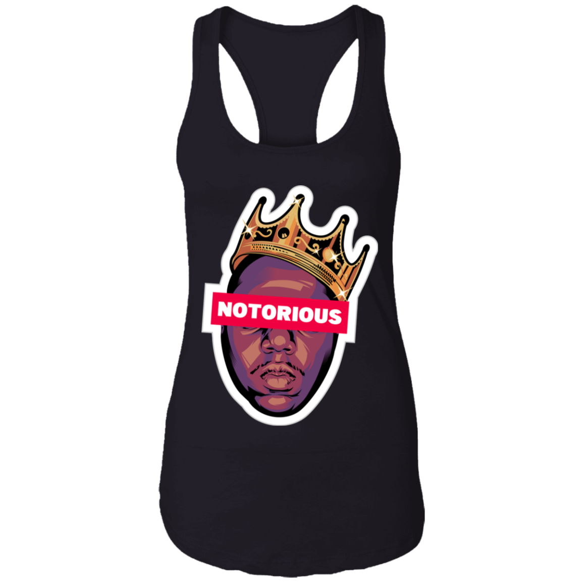 "NOTORIOUS" Ladies Ideal Racerback Tank