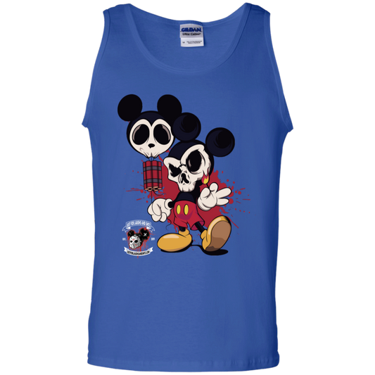 "MICKEY GO BOOM" 100% Cotton Tank Top