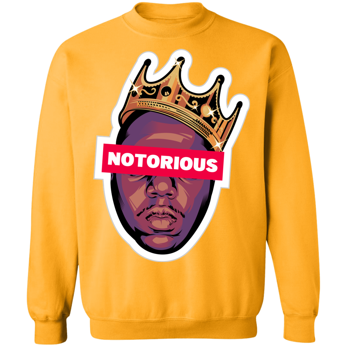 "NOTORIOUS" Crewneck Pullover Sweatshirt  8 oz.