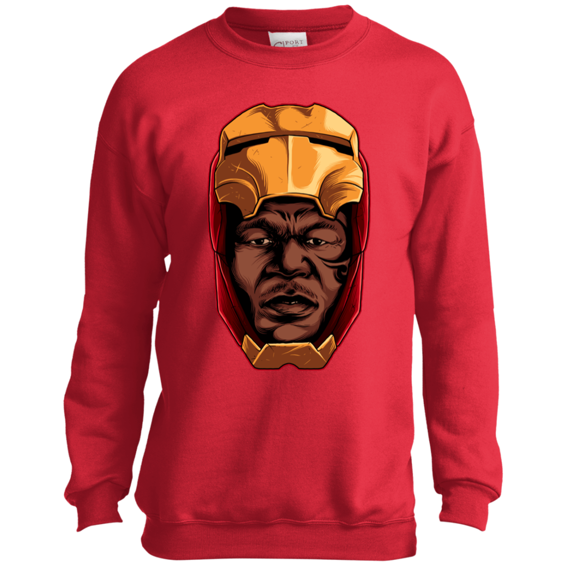 "THE REAL IRON" Youth Crewneck Sweatshirt