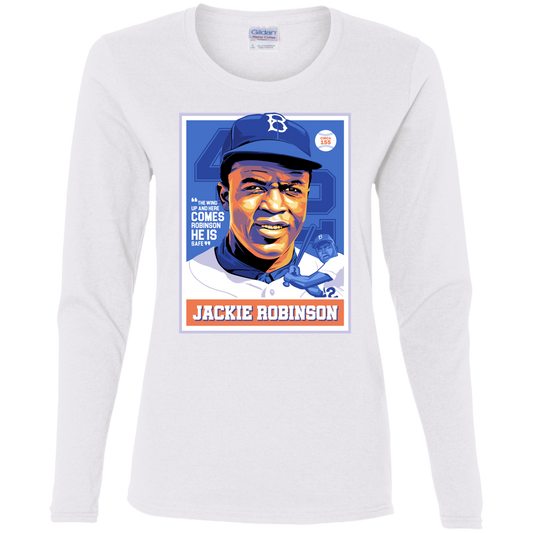 "JACKIE" Ladies' Cotton LS T-Shirt