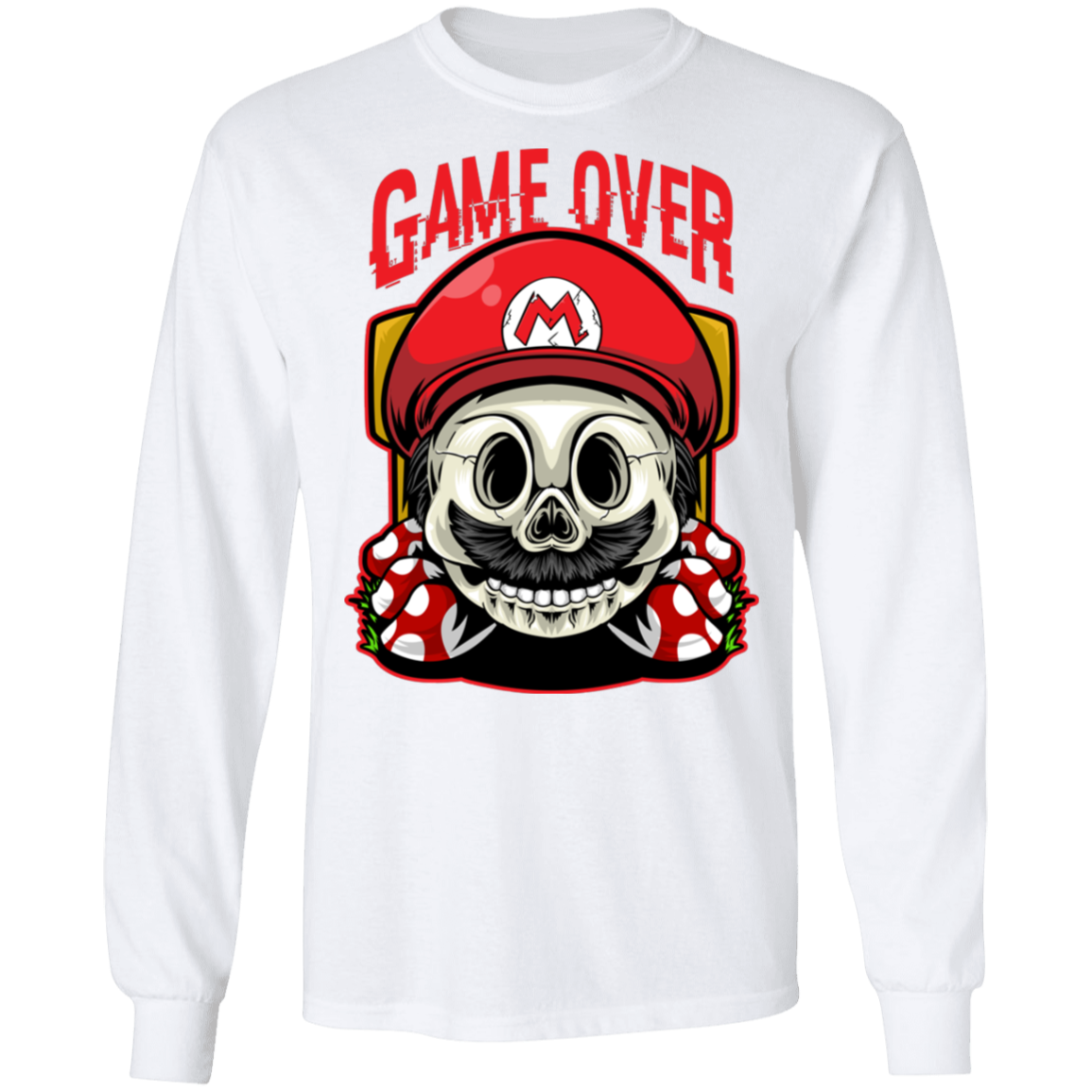 "GAME OVER" LS Ultra Cotton T-Shirt