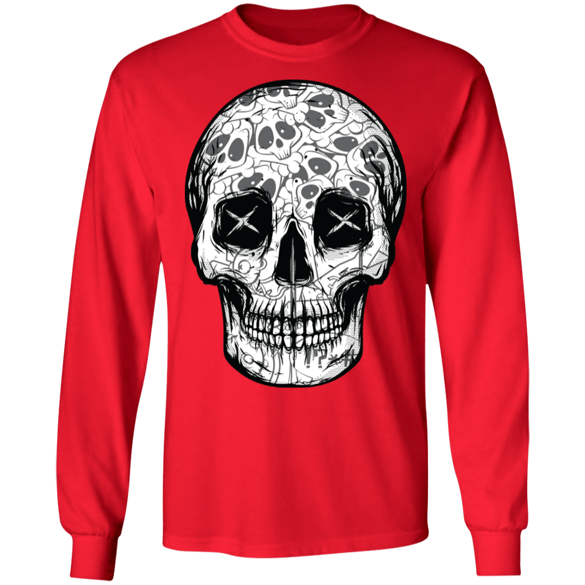 "SKULL HEADS" LS Ultra Cotton T-Shirt