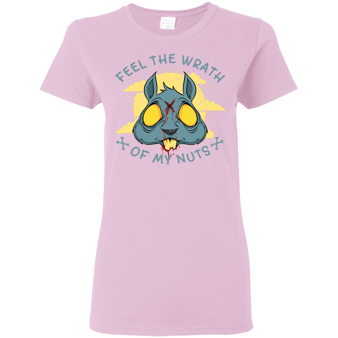 "FEEL THE WRATH" Ladies' 5.3 oz. T-Shirt