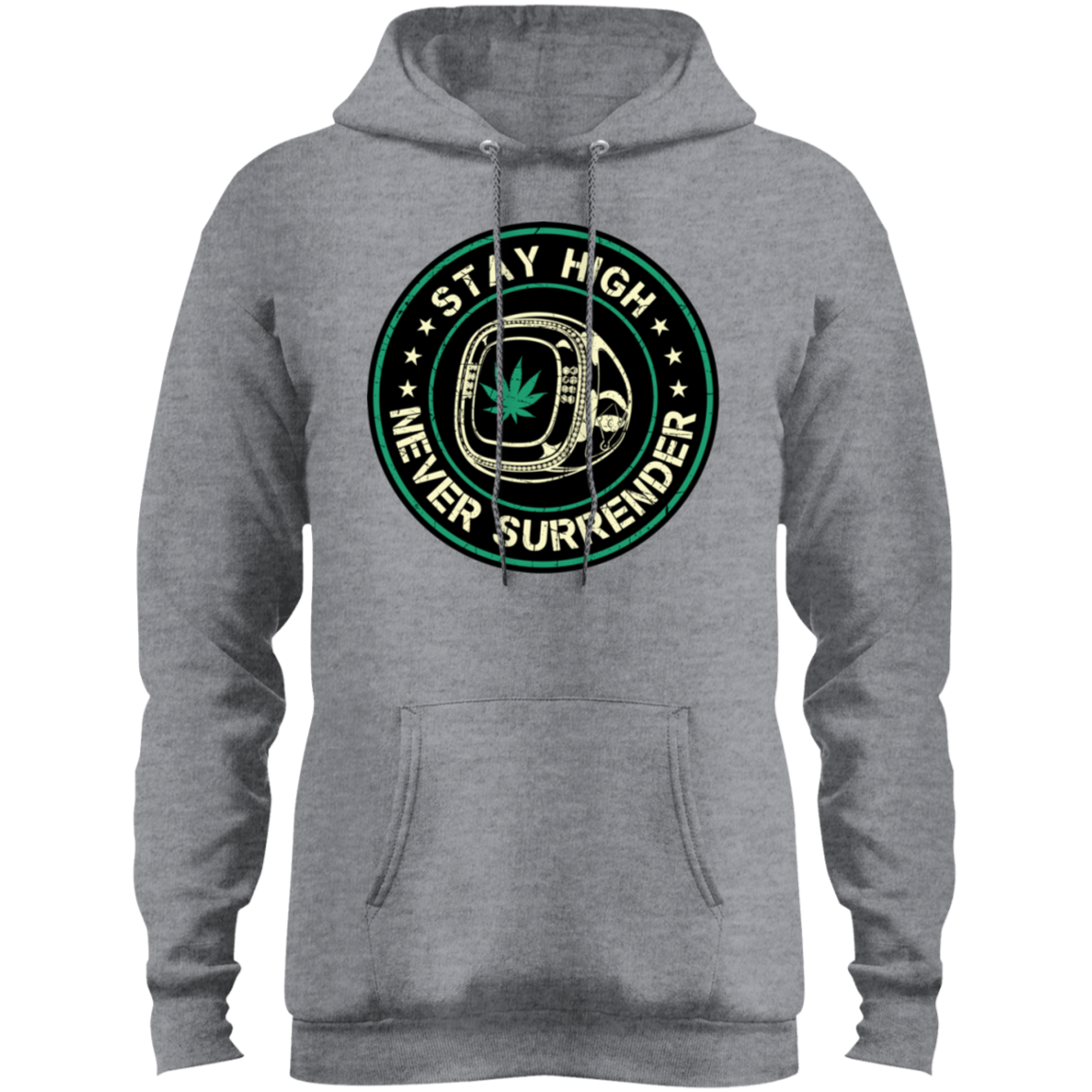 "NEVER SURRENDER" Core Fleece Pullover Hoodie