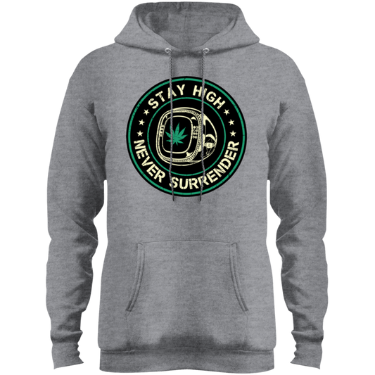 "NEVER SURRENDER" Core Fleece Pullover Hoodie