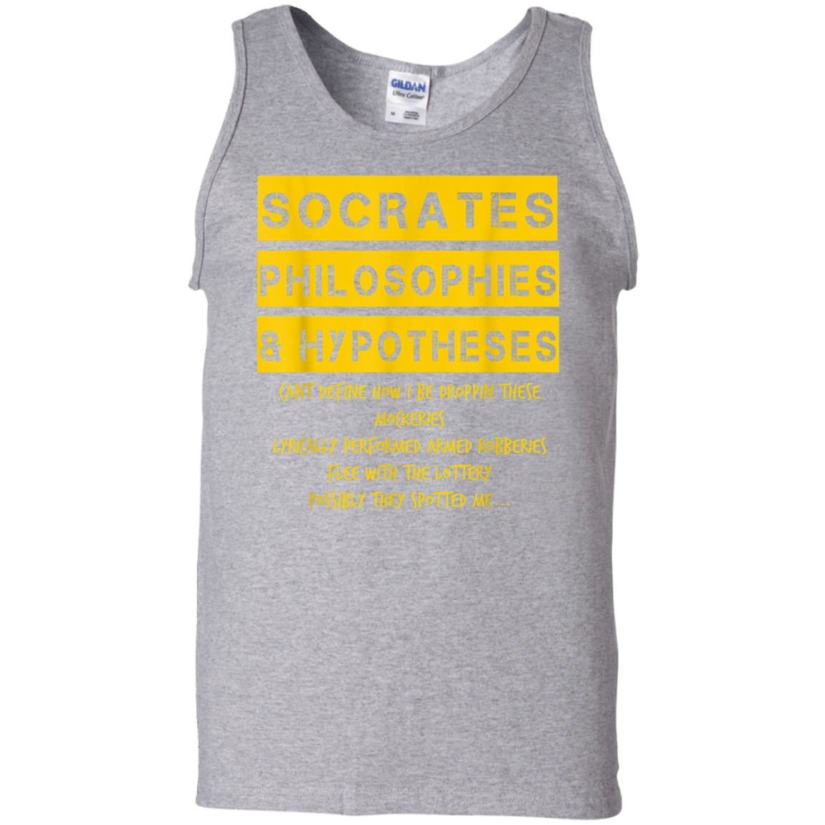 "SOCRATES" 100% Cotton Tank Top