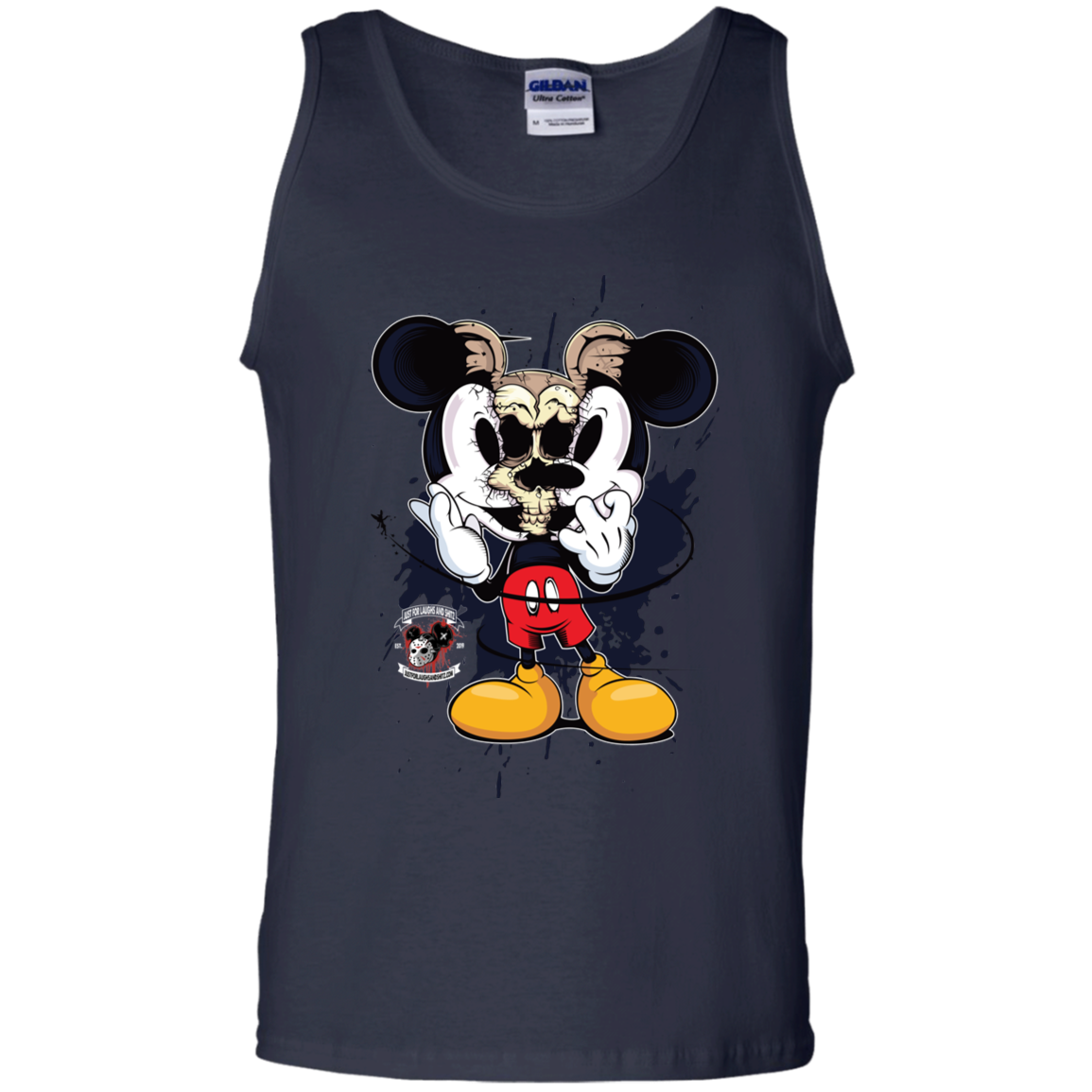 "SKULL MICKEY" 100% Cotton Tank Top