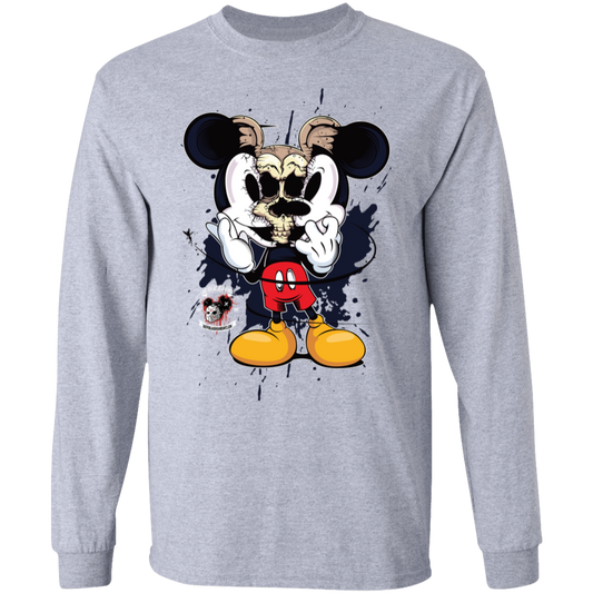 "SKULL MICKEY" LS Ultra Cotton T-Shirt