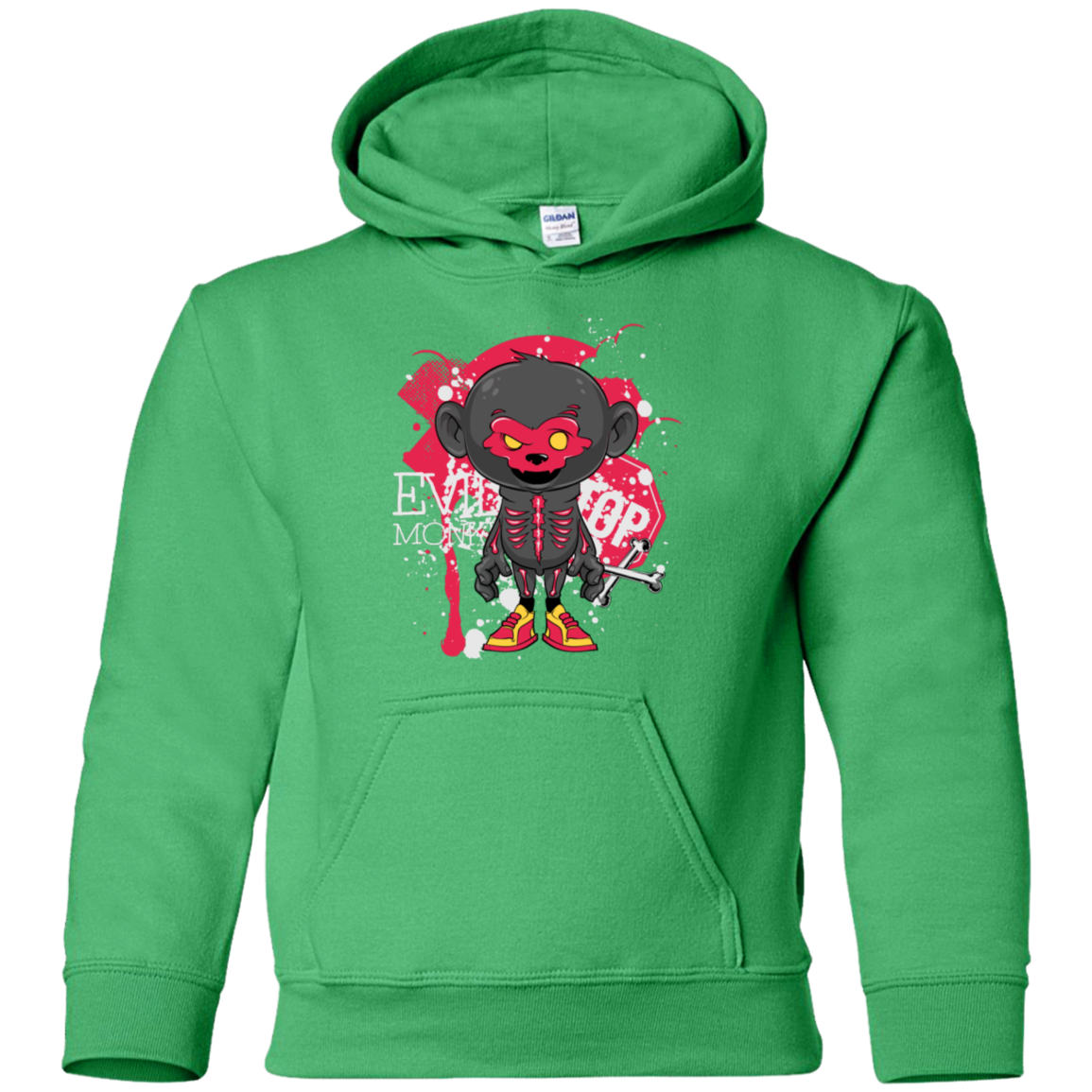 "EVIL MONKEY" Youth Pullover Hoodie