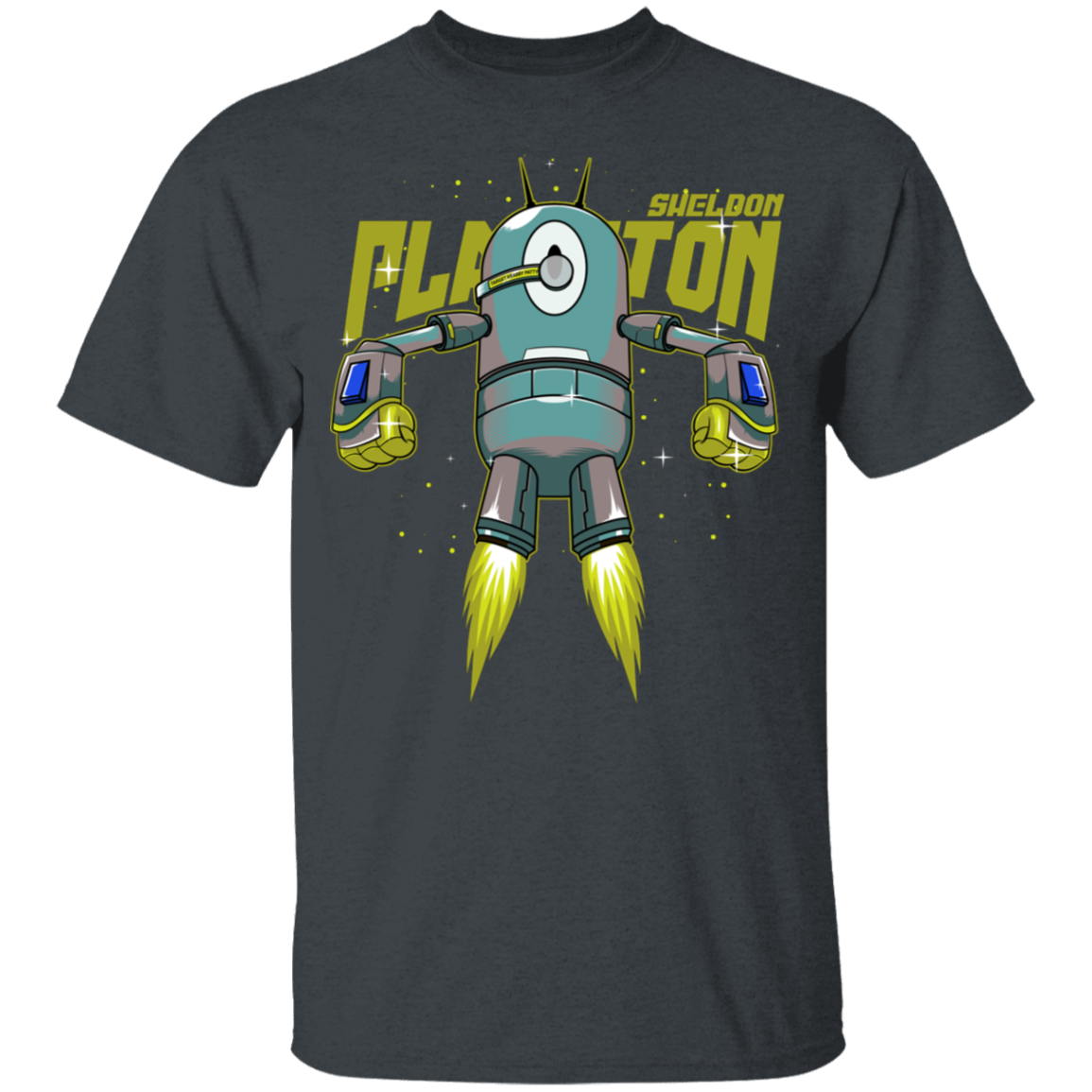 "PLANKTON" Youth 5.3 oz 100% Cotton T-Shirt