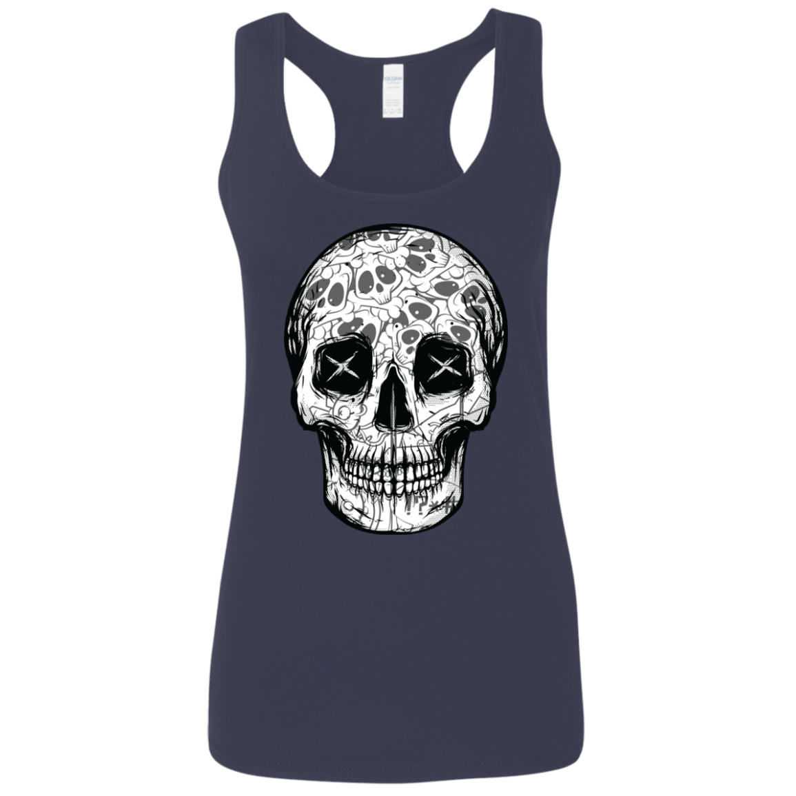 "SKULL HEADS" Ladies' Softstyle Racerback Tank