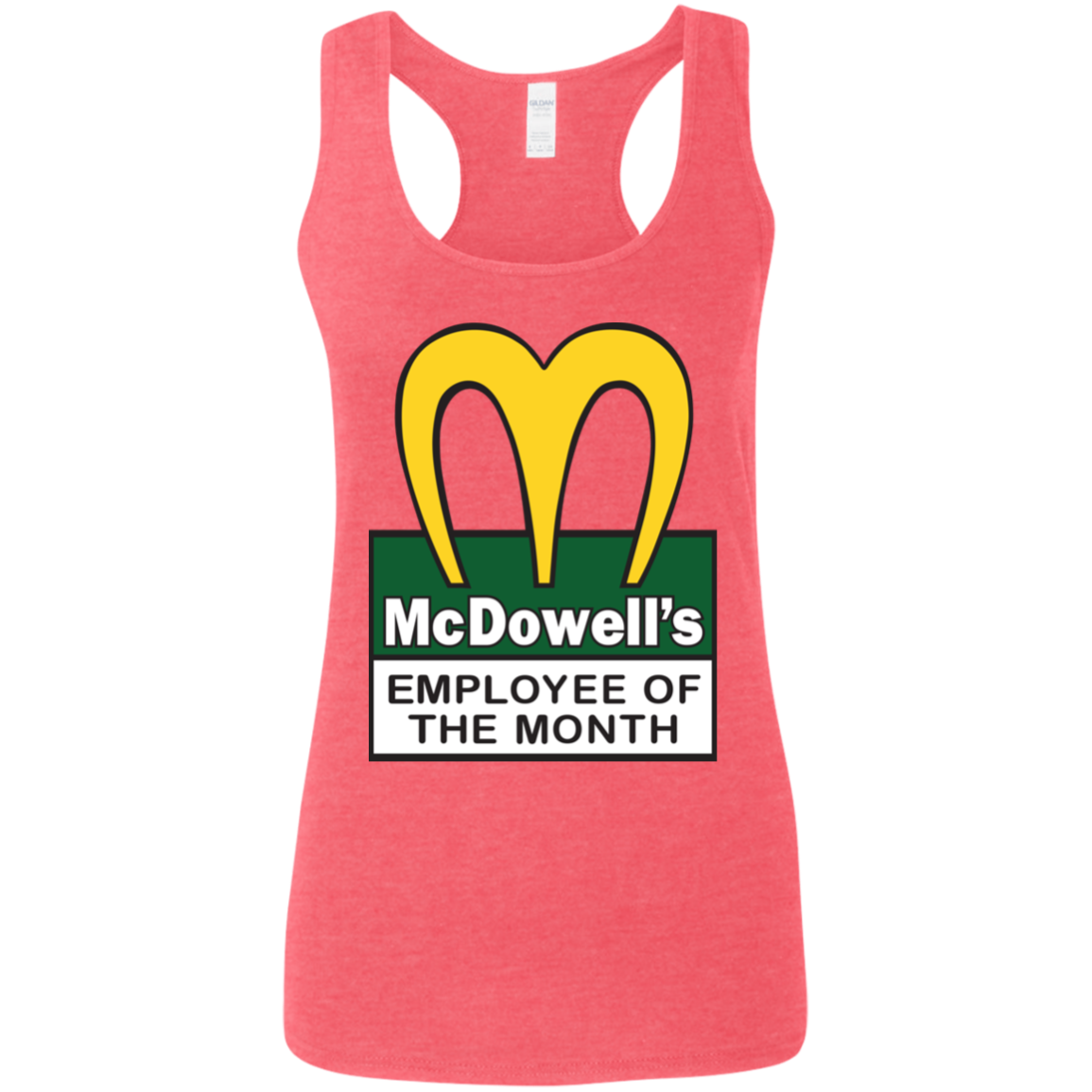 "EMPLOYEE OF THE MONTH" Ladies' Softstyle Racerback Tank