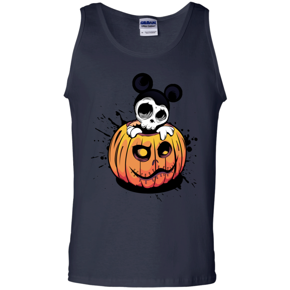 "HALLOWEEN MICKEY" 100% Cotton Tank Top