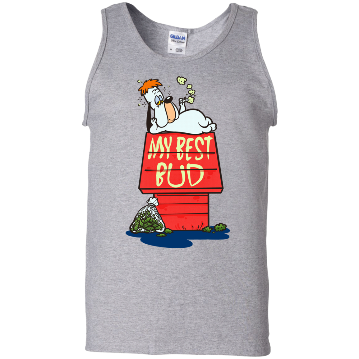 "MY BEST BUD"100% Cotton Tank Top