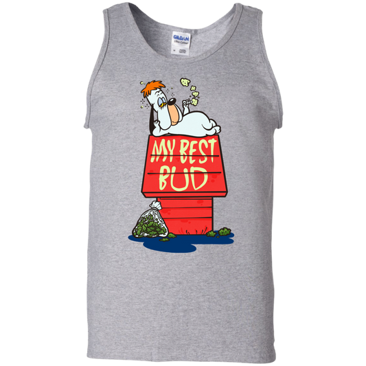 "MY BEST BUD"100% Cotton Tank Top