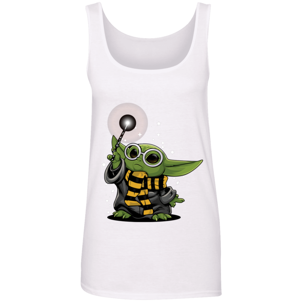 "YODA POTTER" Ladies' 100% Ringspun Cotton Tank Top