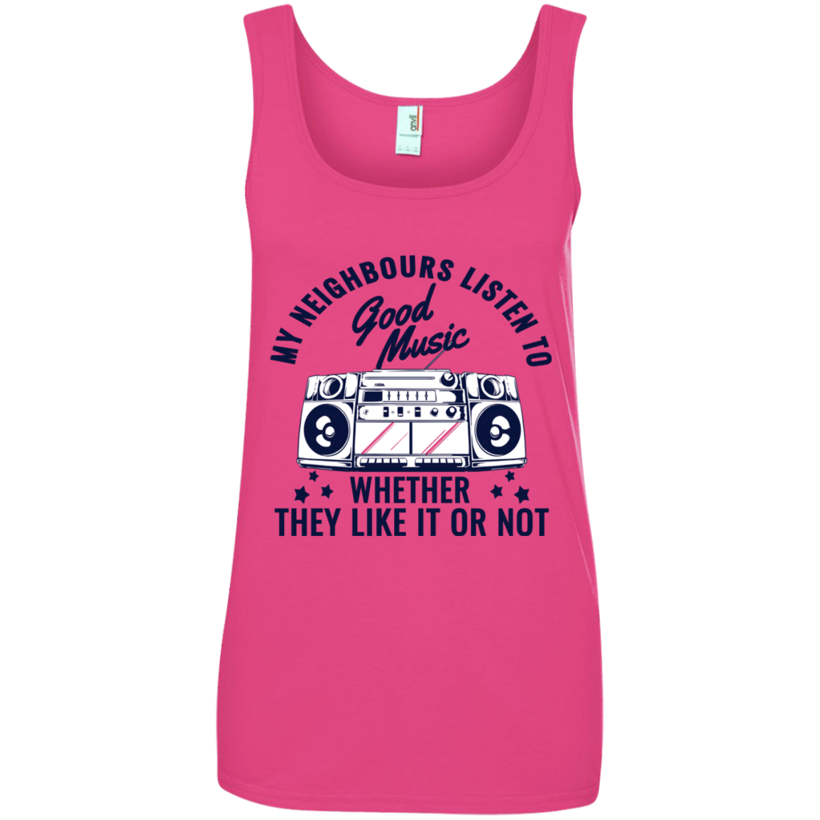 "THEY LIKE IT OR NOT" Ladies' 100% Ringspun Cotton Tank Top