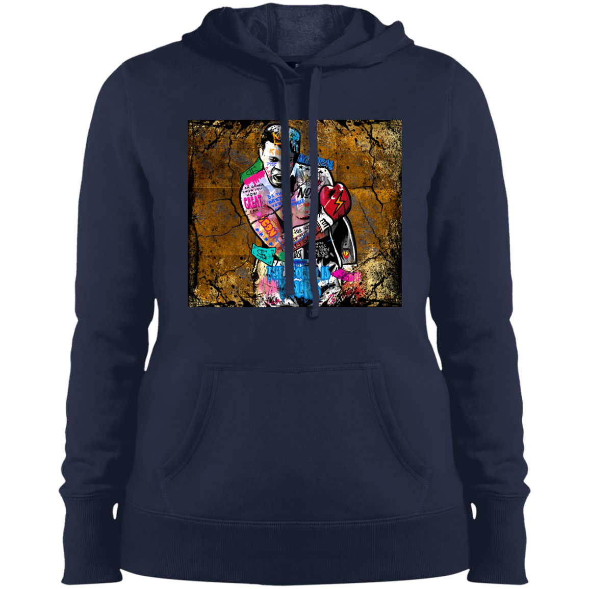 "THE GREATEST" Ladies' Pullover Hooded Sweatshirt