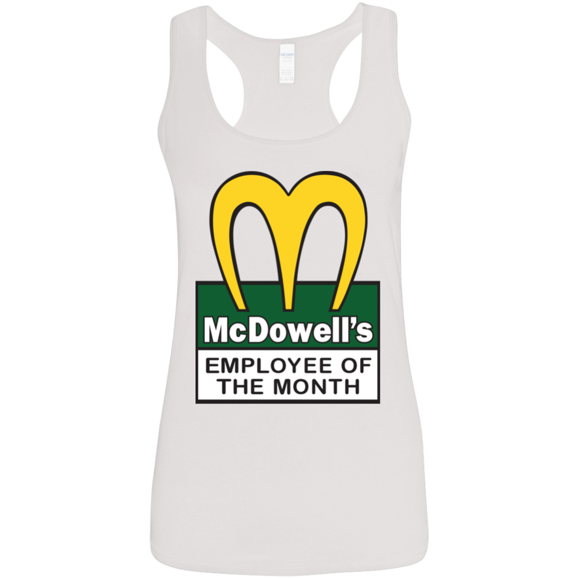 "EMPLOYEE OF THE MONTH" Ladies' Softstyle Racerback Tank