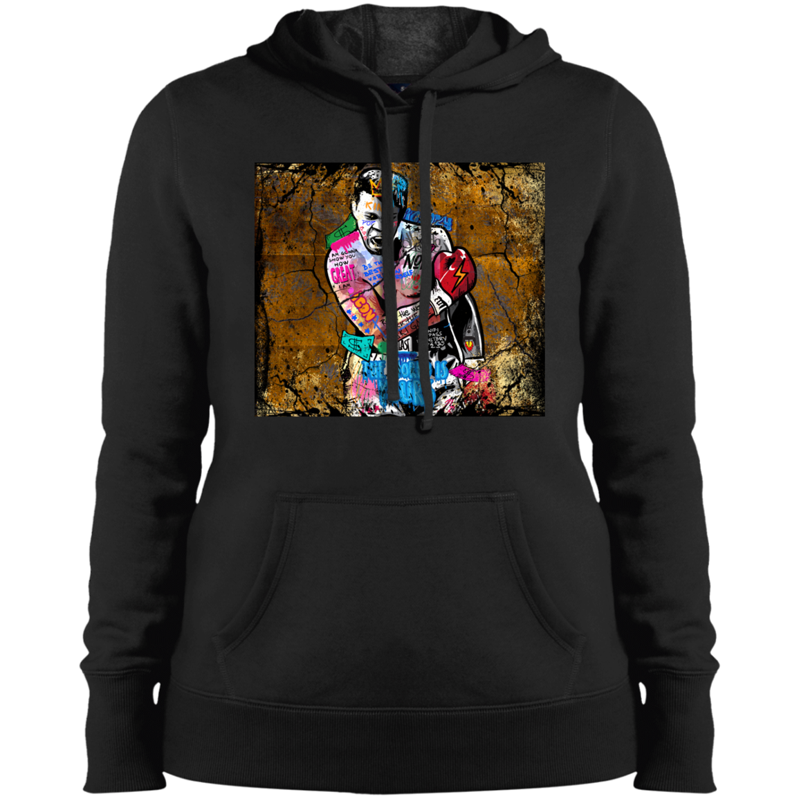 "THE GREATEST" Ladies' Pullover Hooded Sweatshirt