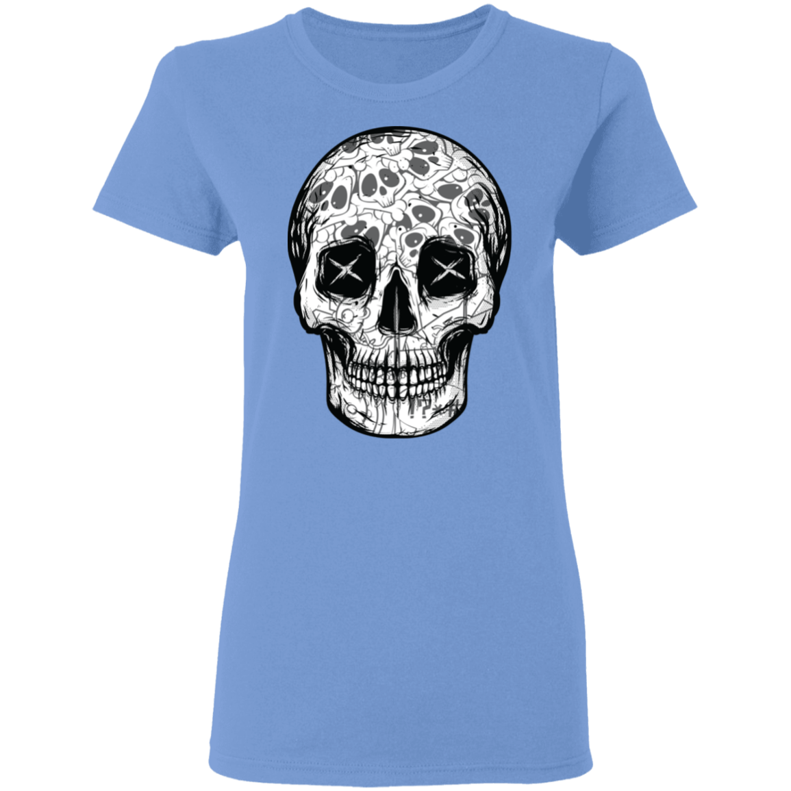 "SKULL HEADS" Ladies' 5.3 oz. T-Shirt