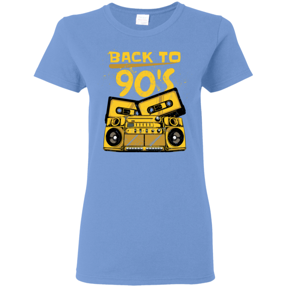 "BACK TO 90'S" Ladies' 5.3 oz. T-Shirt