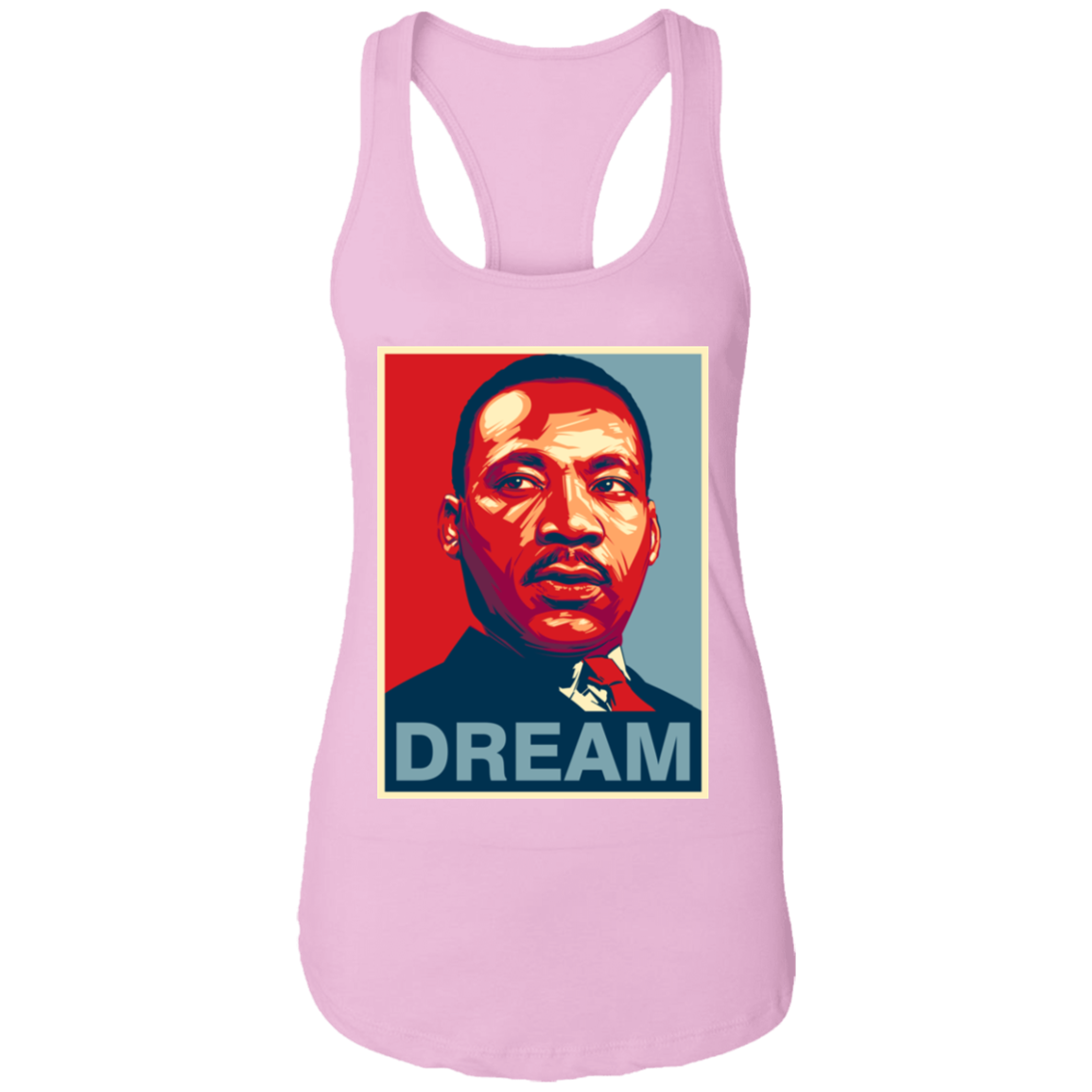 "DREAM" Ladies Ideal Racerback Tank