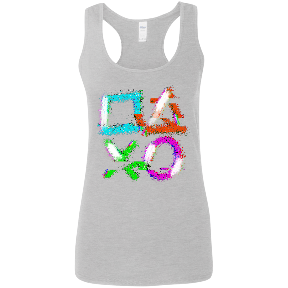 "GAMING LOUNGE" Ladies' Softstyle Racerback Tank