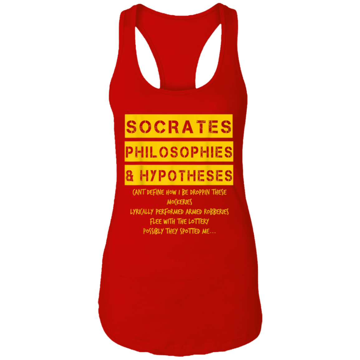 "SOCRATES" Ladies Ideal Racerback Tank