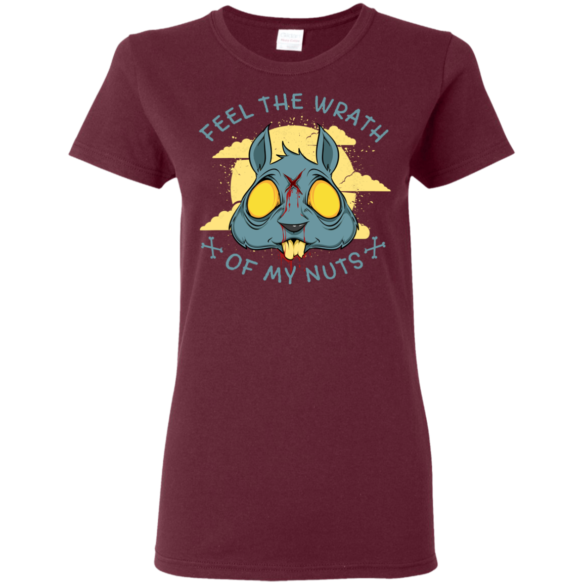 "FEEL THE WRATH" Ladies' 5.3 oz. T-Shirt