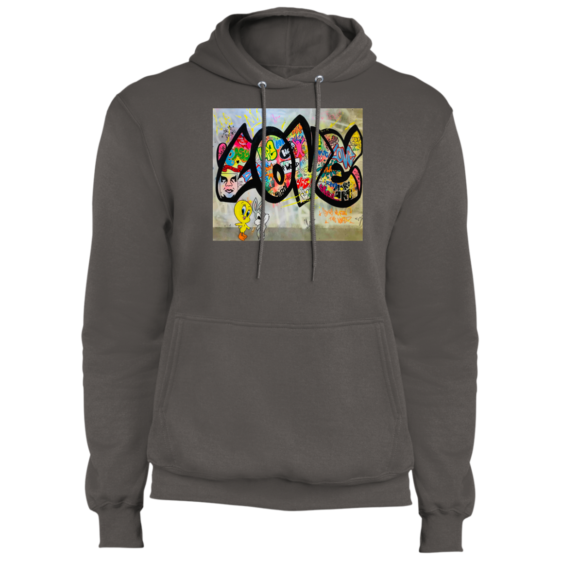 "LOVE" Core Fleece Pullover Hoodie