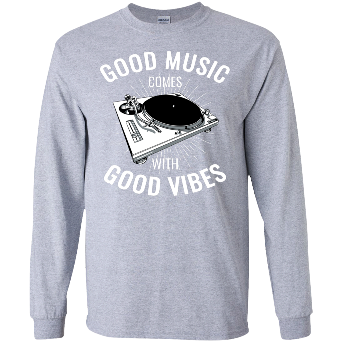 "GOOD VIBES" LS Ultra Cotton T-Shirt