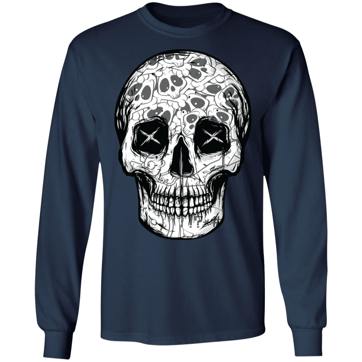 "SKULL HEADS" LS Ultra Cotton T-Shirt