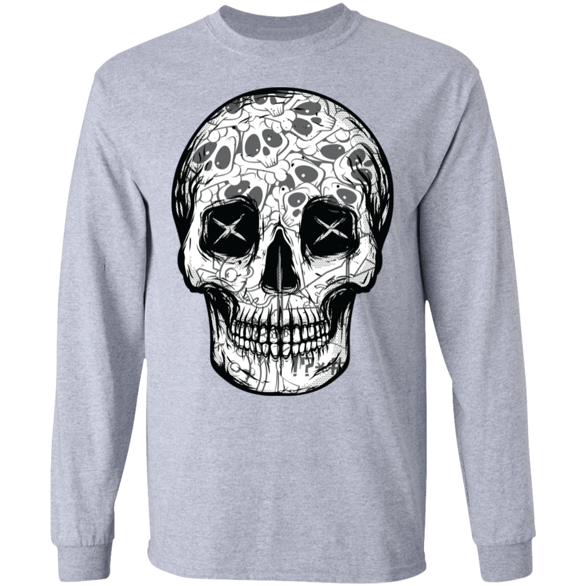 "SKULL HEADS" LS Ultra Cotton T-Shirt