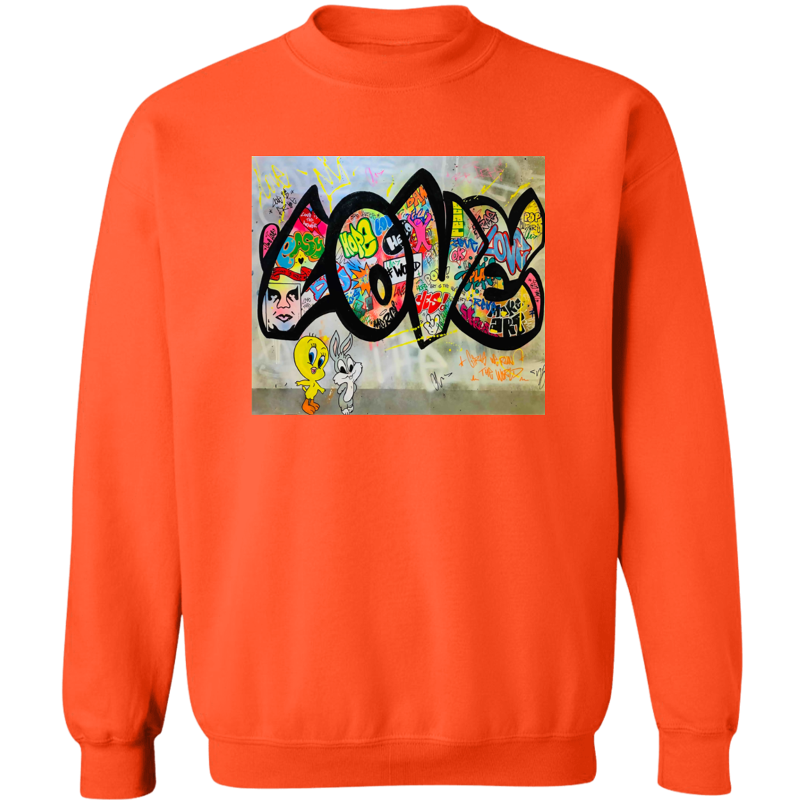 "LOVE" Crewneck Pullover Sweatshirt